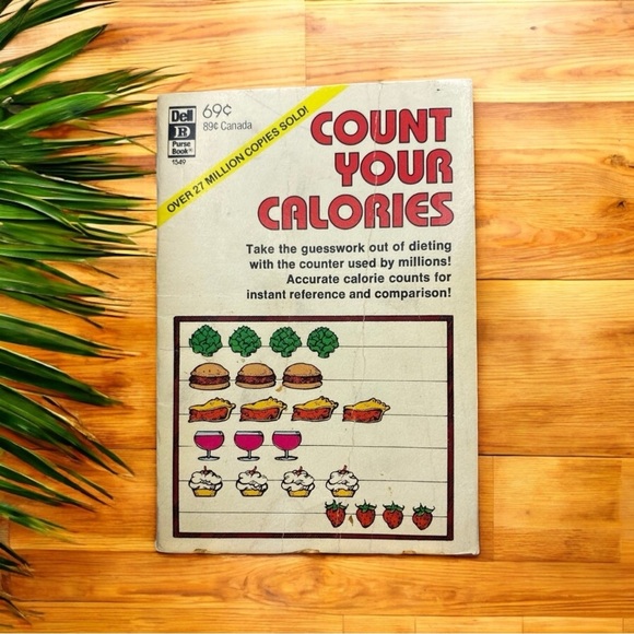 VINTAGE 1978 Count Your Calories Dell Purse Book - Dieting Guide - Retro / 1970s - Picture 1 of 7